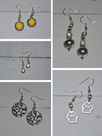 Silver Drop Earrings