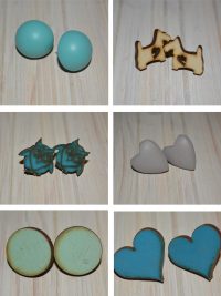 Wooden Stud Earrings